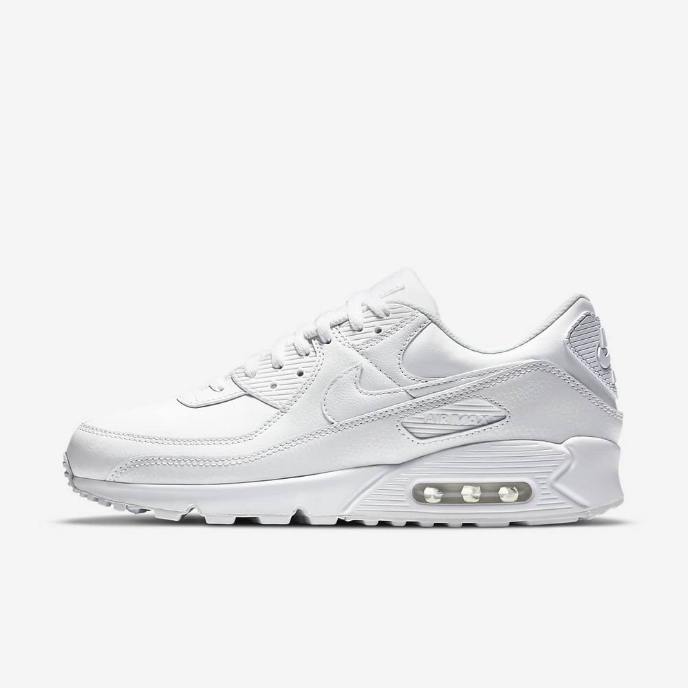 Sneakers Nike Air Max 90 LTR Blanche 4105-362 White/White/White Homme | ODU-58558681